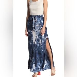 Young, fabulous and broke tie dye skirt